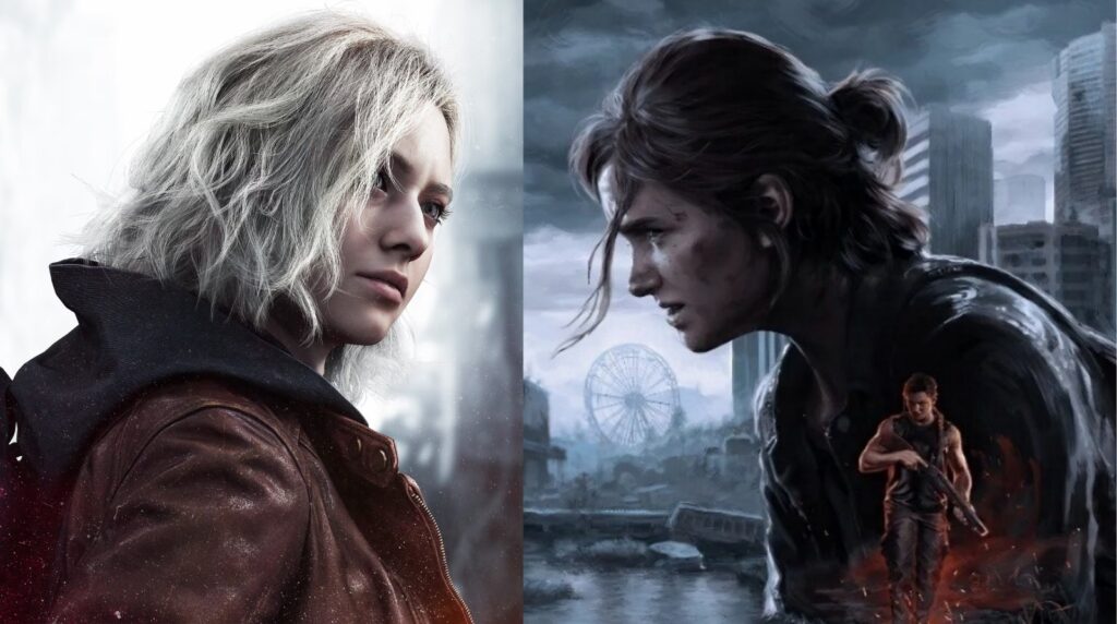 Resident Evil Requiem gameplay com Leon Kennedy e Grace Ashcroft em ação
