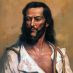 a imagem mostra o retrato de Tiradentes