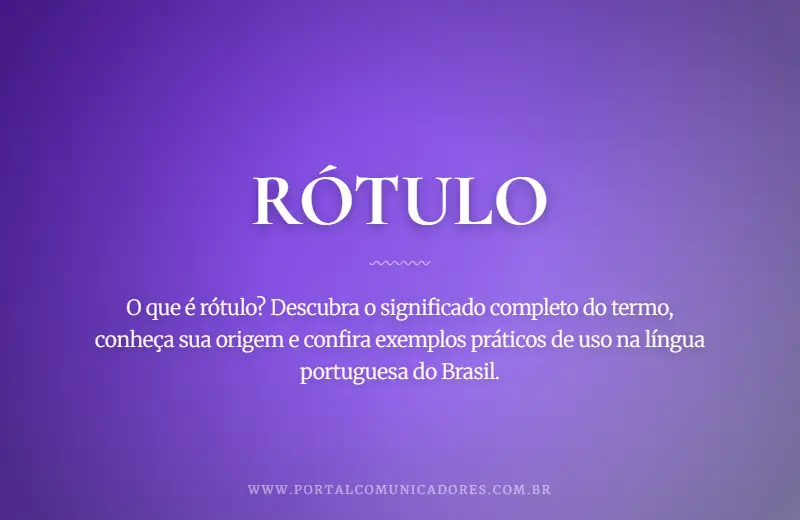Rótulo: o que é, significado, exemplos e sinônimos o-que-significa-rotulo